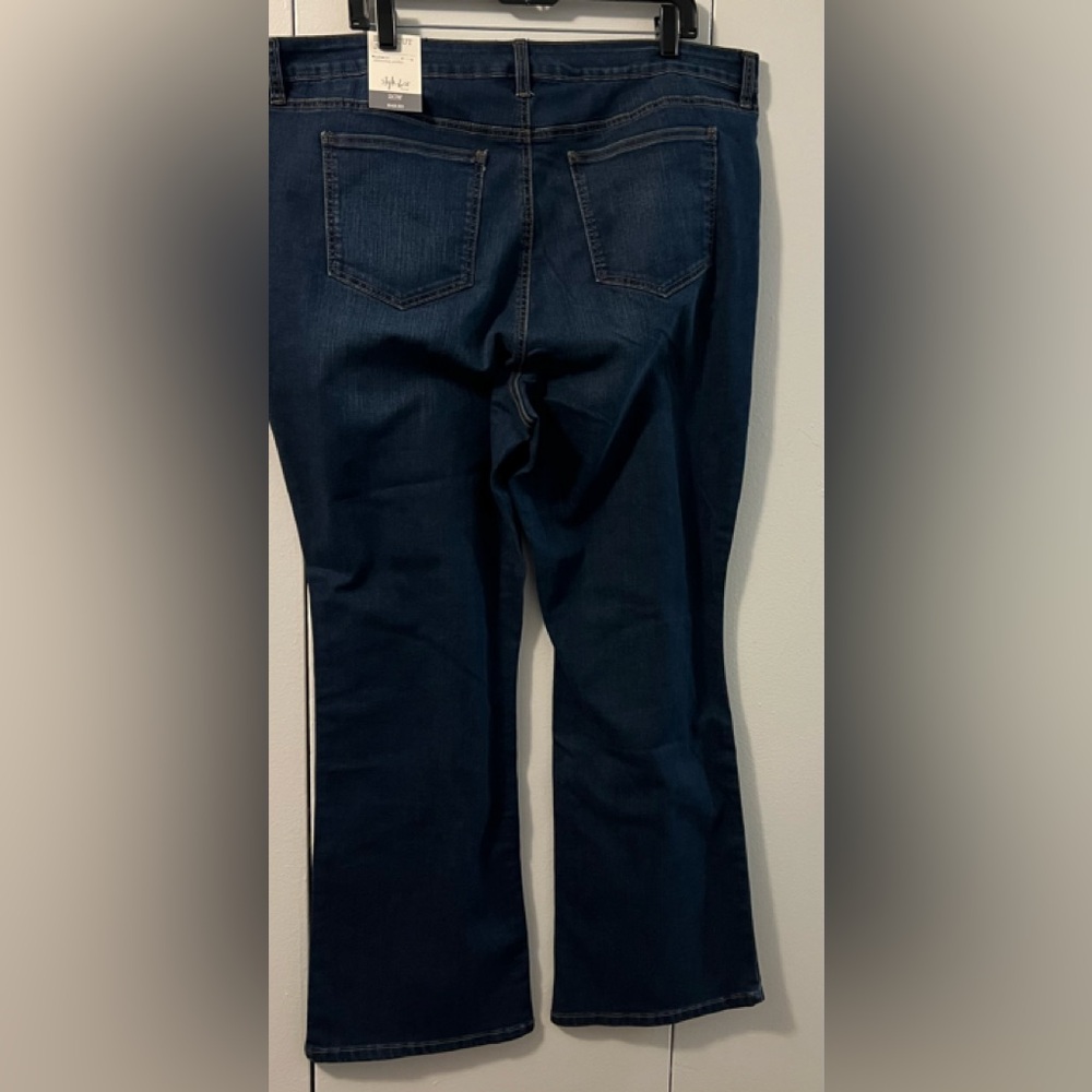 🆕 Style & Co Blue Boot Cut Denim Jeans (Size 20 W) - Picture 4 of 11